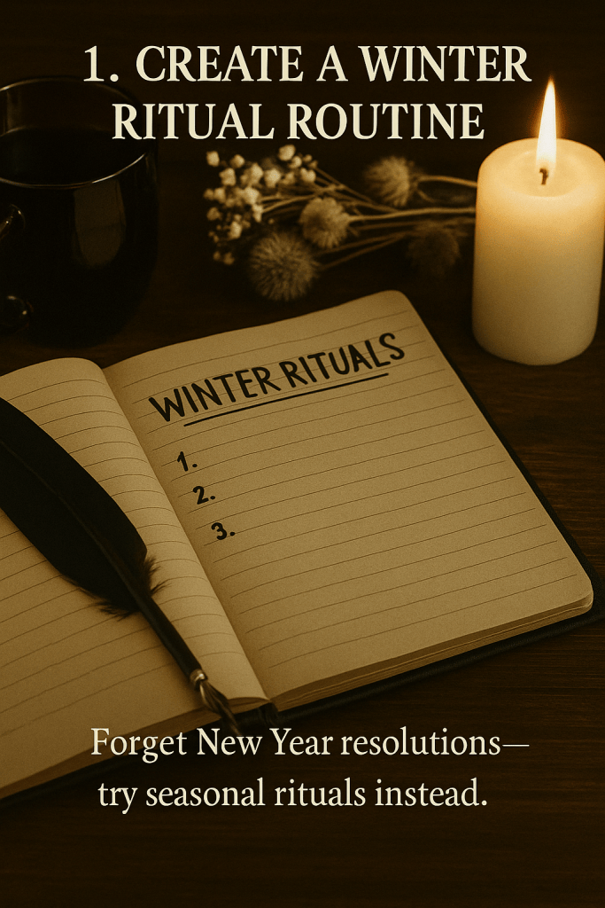 Winter Ritu The Cozy Witch’s Guide to Surviving Winter | Rituals, Routines & Money ...