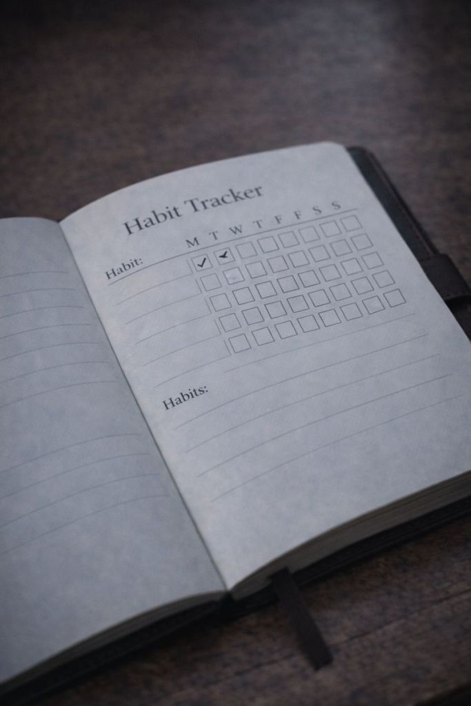 Habit tracker with missed days showing the emotional impact of broken consistency