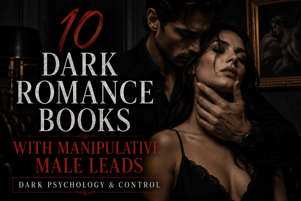 Dark romance books with manipulative male leads featuring psychological control and obsession