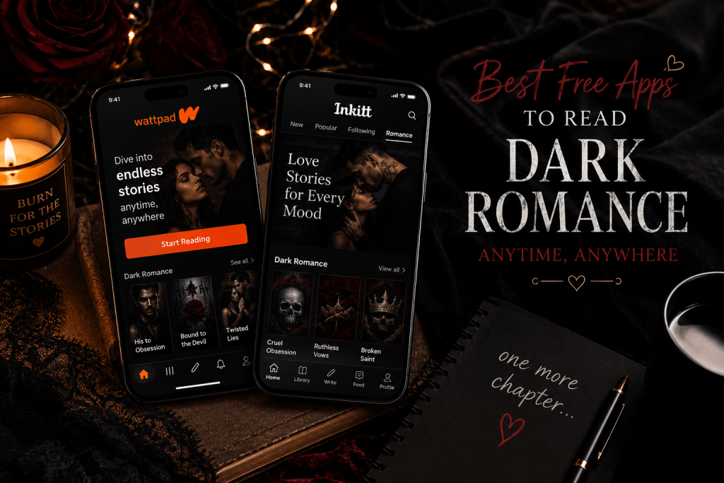Best free apps to read dark romance books instantly online