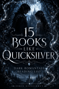Dark romantasy books like Quicksilver by Callie Hart with morally gray heroes, magic, danger, and spice