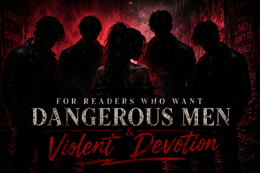 Dark reverse harem books like Den of Vipers with obsessive men and morally gray romance