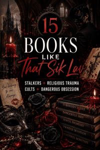 Pinterest graphic featuring 15 books like That Sik Luv