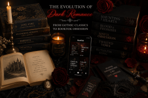 Gothic mansion at night representing the roots of dark romance in classic gothic fiction