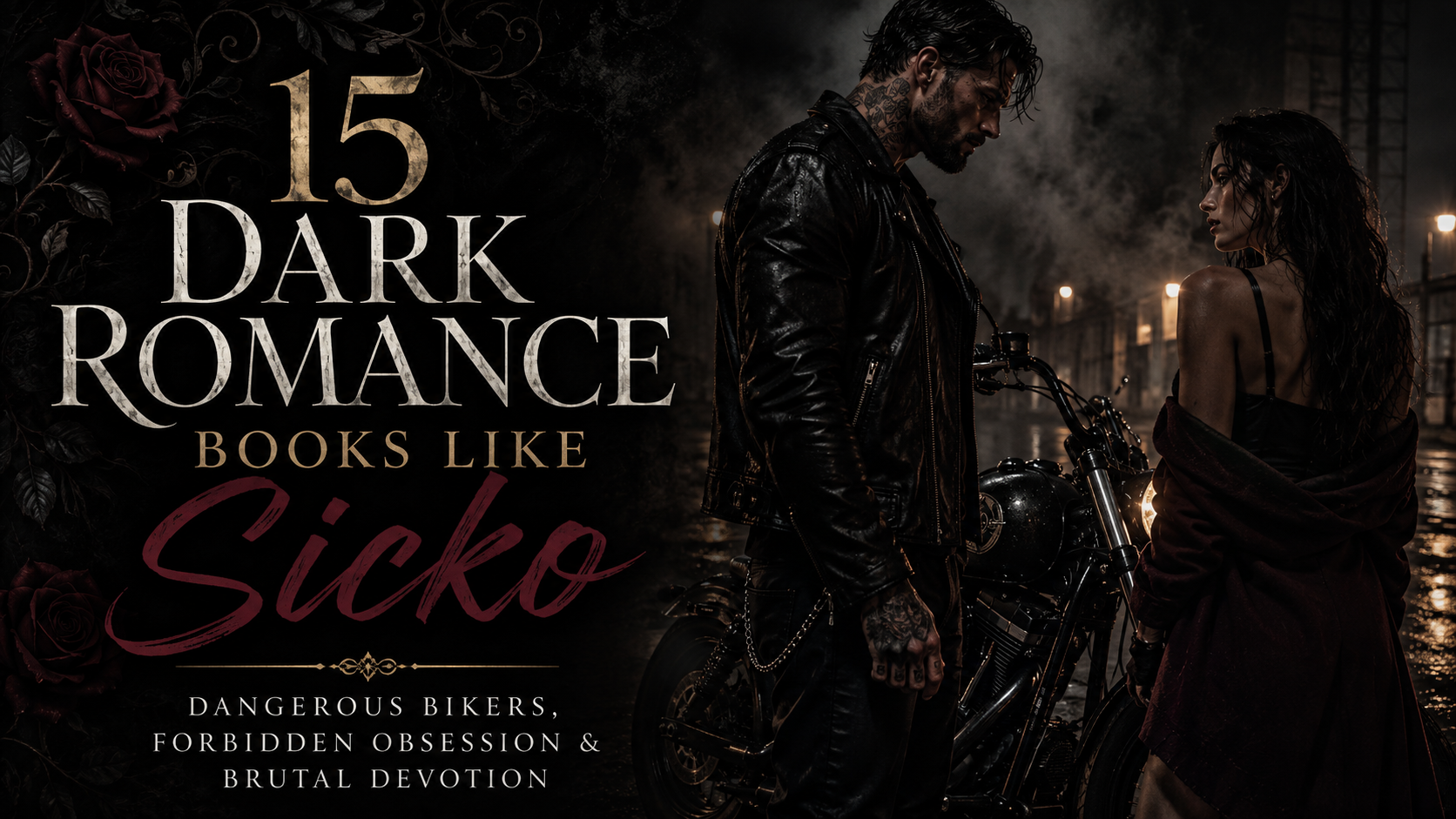 15 dark romance books like Sicko with dangerous bikers, forbidden obsession, and brutal devotion