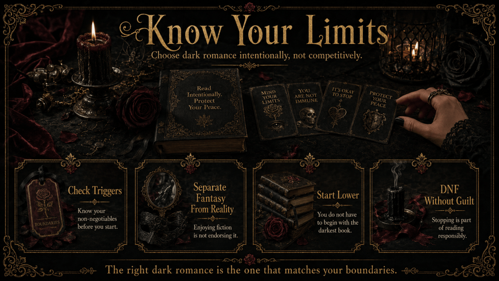 Dark romance reading boundaries for extreme and controversial books