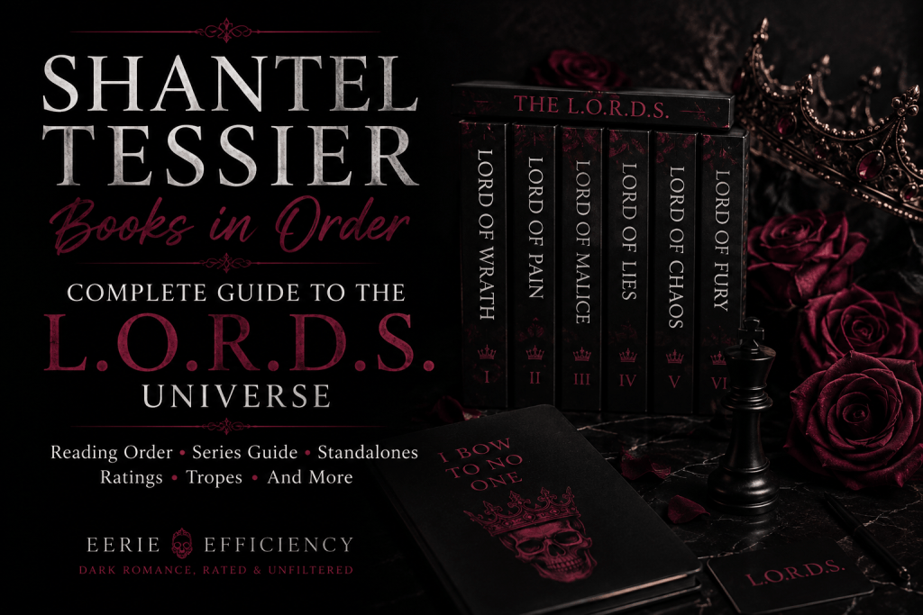 Shantel Tessier books in order complete L.O.R.D.S. universe reading guide