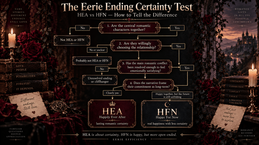 HEA vs HFN romance ending decision guide