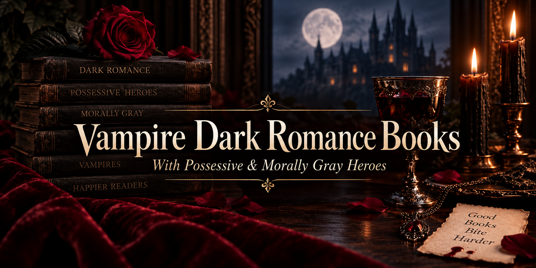 Vampire dark romance books with possessive and morally gray heroes